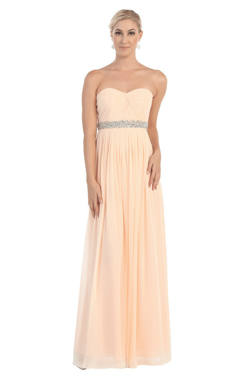 Long Plus Size Formal Evening Dress Prom - The Dress Outlet May Queen