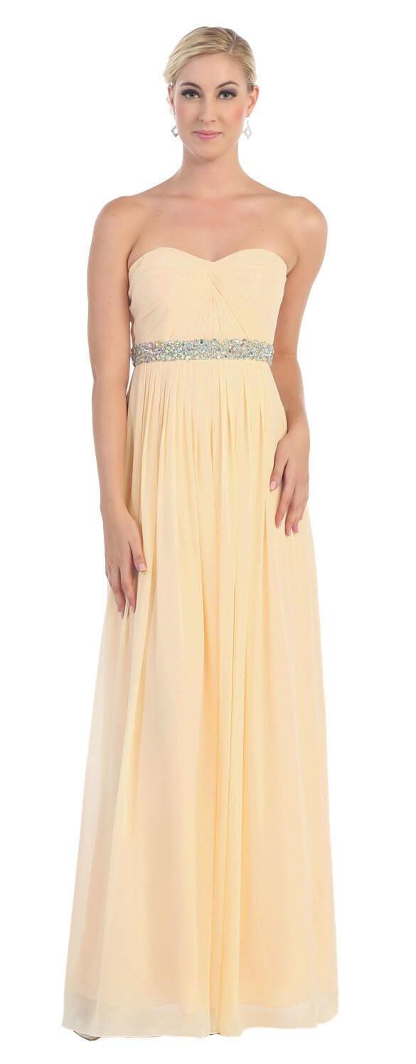 Long Plus Size Formal Evening Dress Prom - The Dress Outlet May Queen