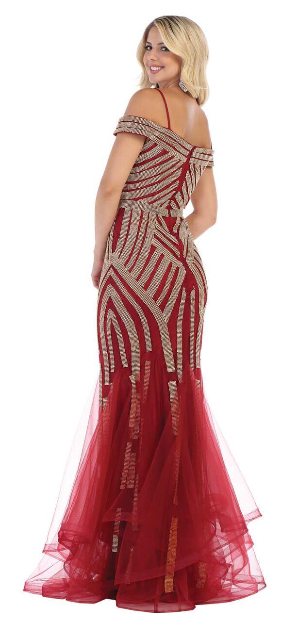 Long Plus Size Prom Dress Evening Formal Gown - The Dress Outlet May Queen