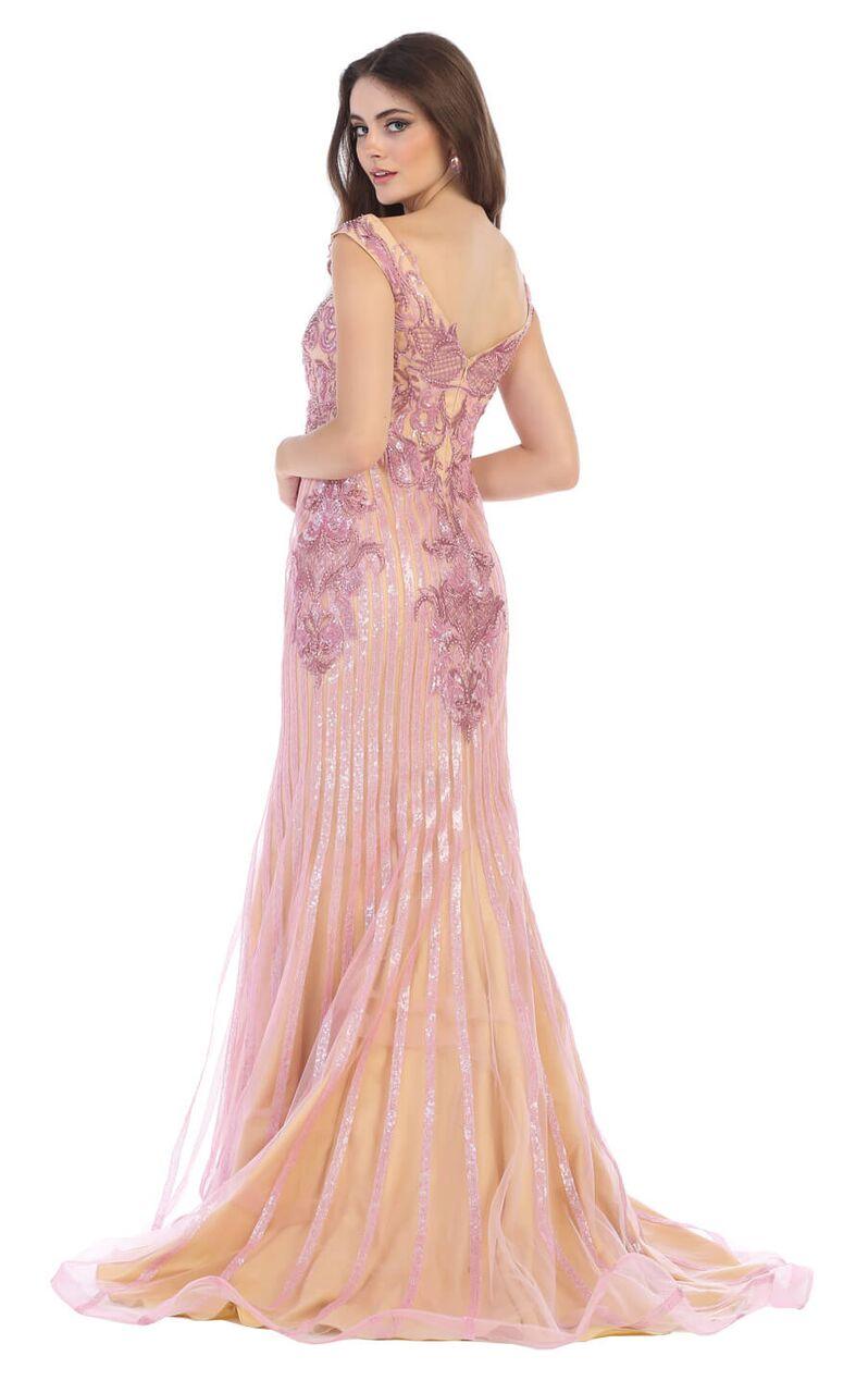 Long Plus Size Prom Dress Formal Evening Gown - The Dress Outlet May Queen
