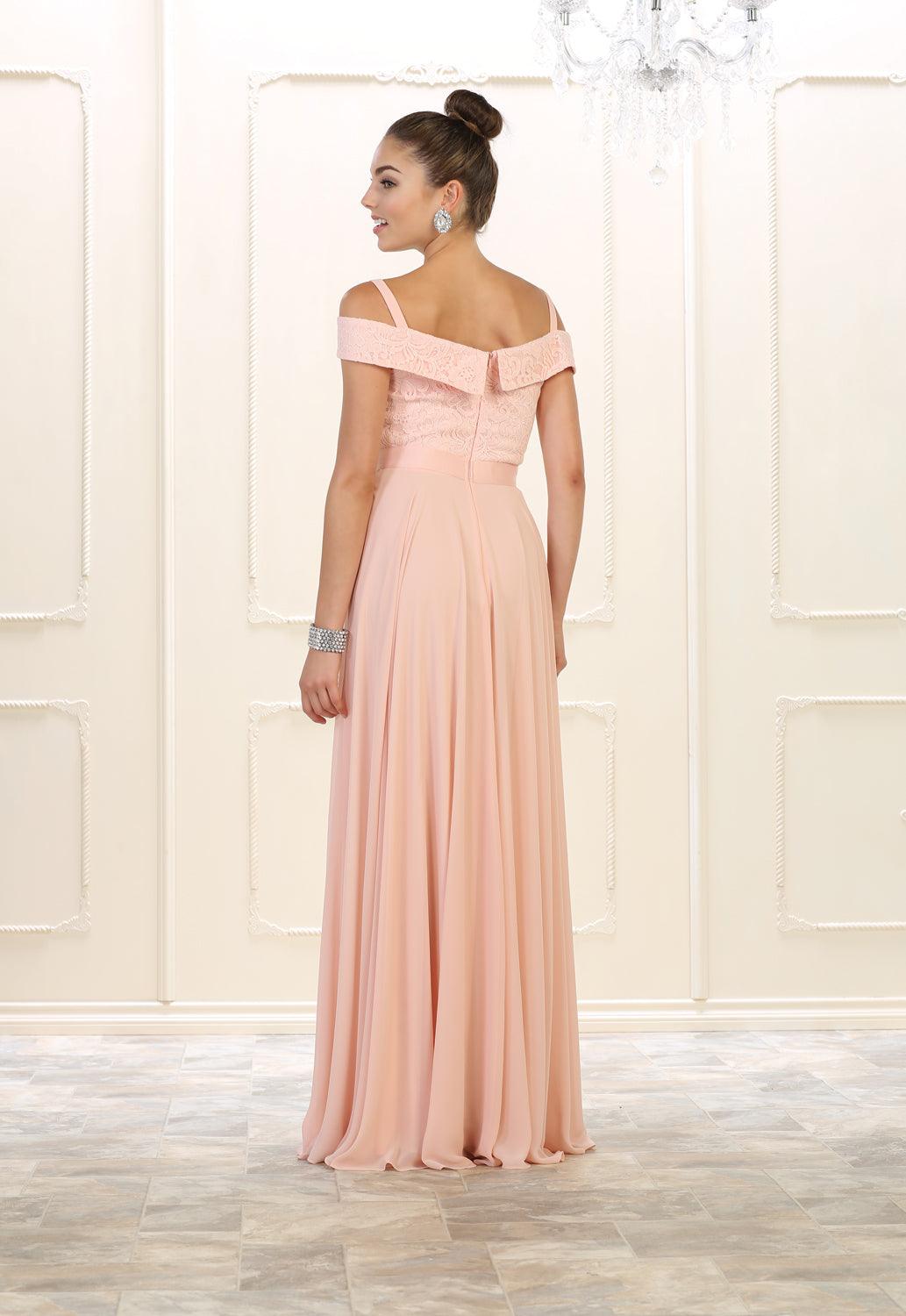 Long Plus Size Prom Dress Formal Gown - The Dress Outlet May Queen