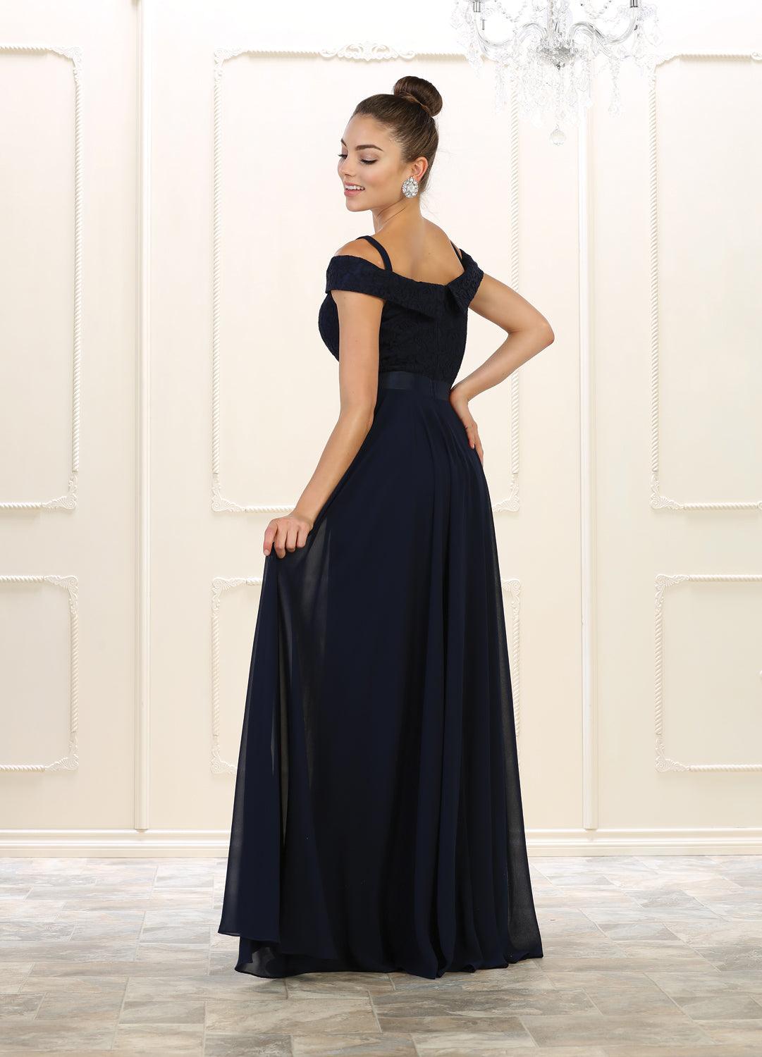 Long Plus Size Prom Dress Formal Gown - The Dress Outlet May Queen