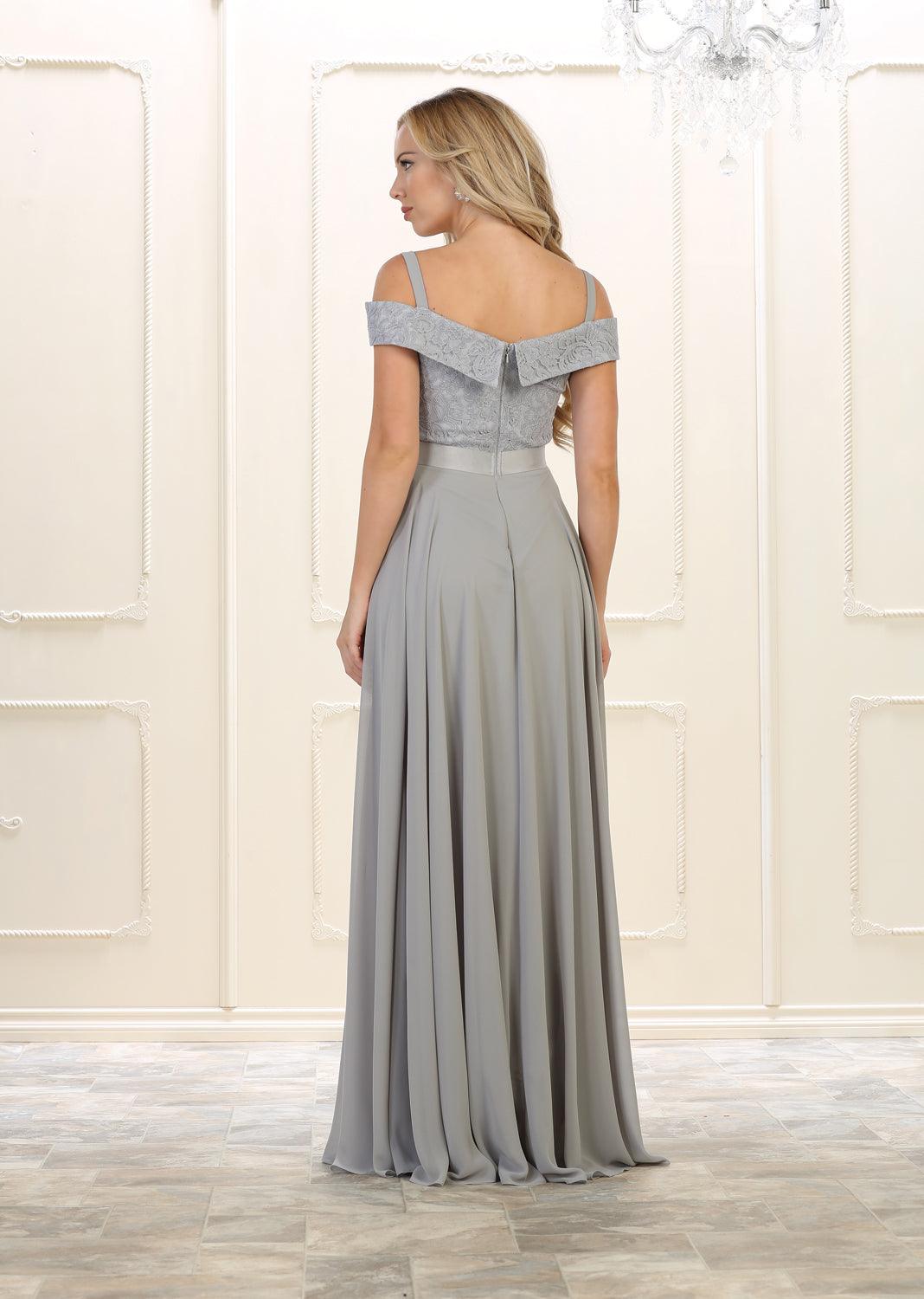 Long Plus Size Prom Dress Formal Gown - The Dress Outlet May Queen