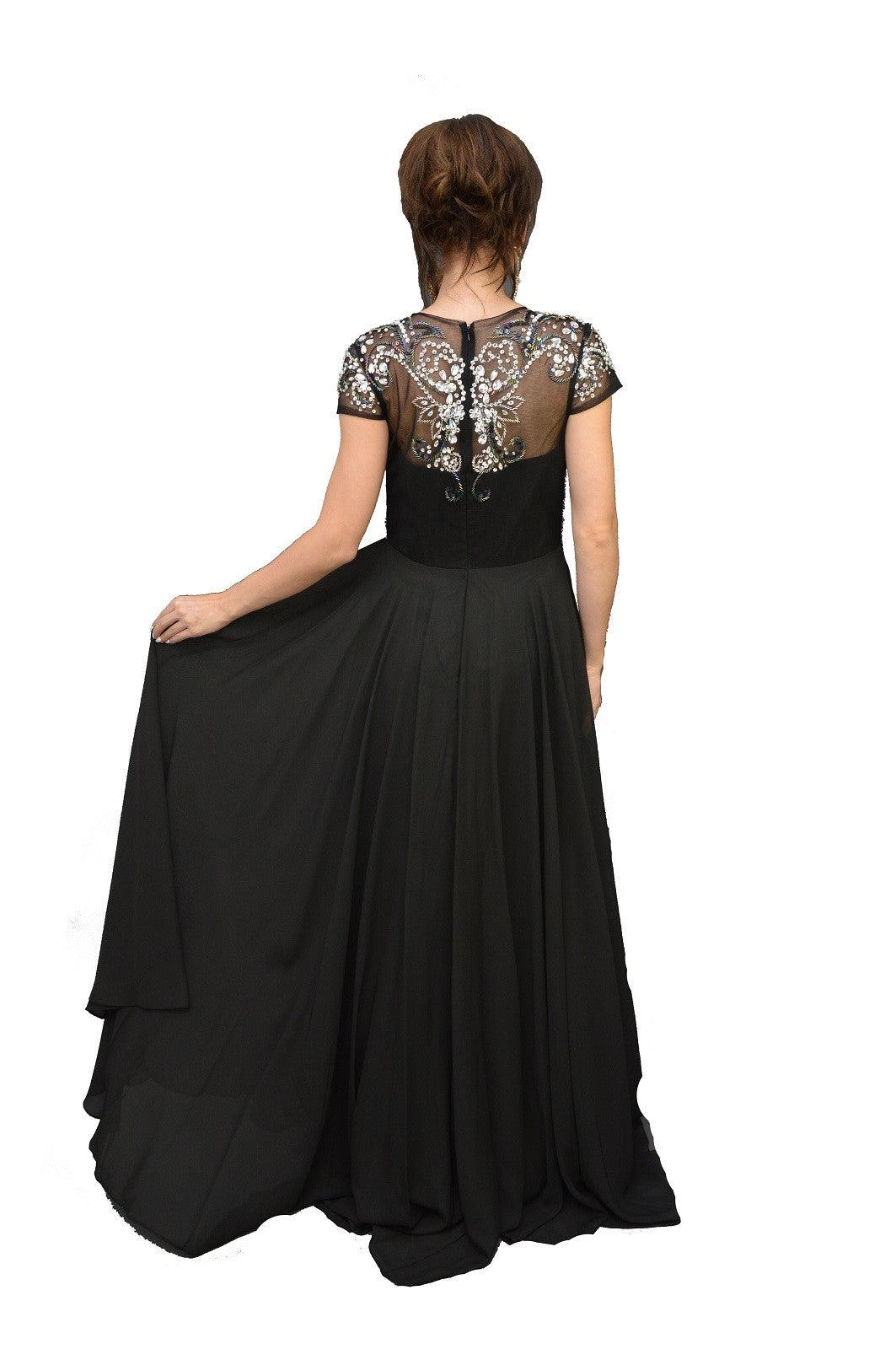 Long Plus Size Wedding Guest Formal Dress - The Dress Outlet May Queen