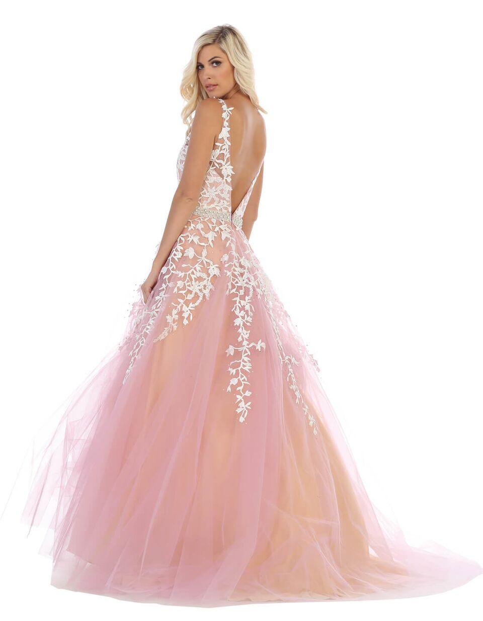 Long Prom Dress Formal Couture Ball Gown - The Dress Outlet May Queen