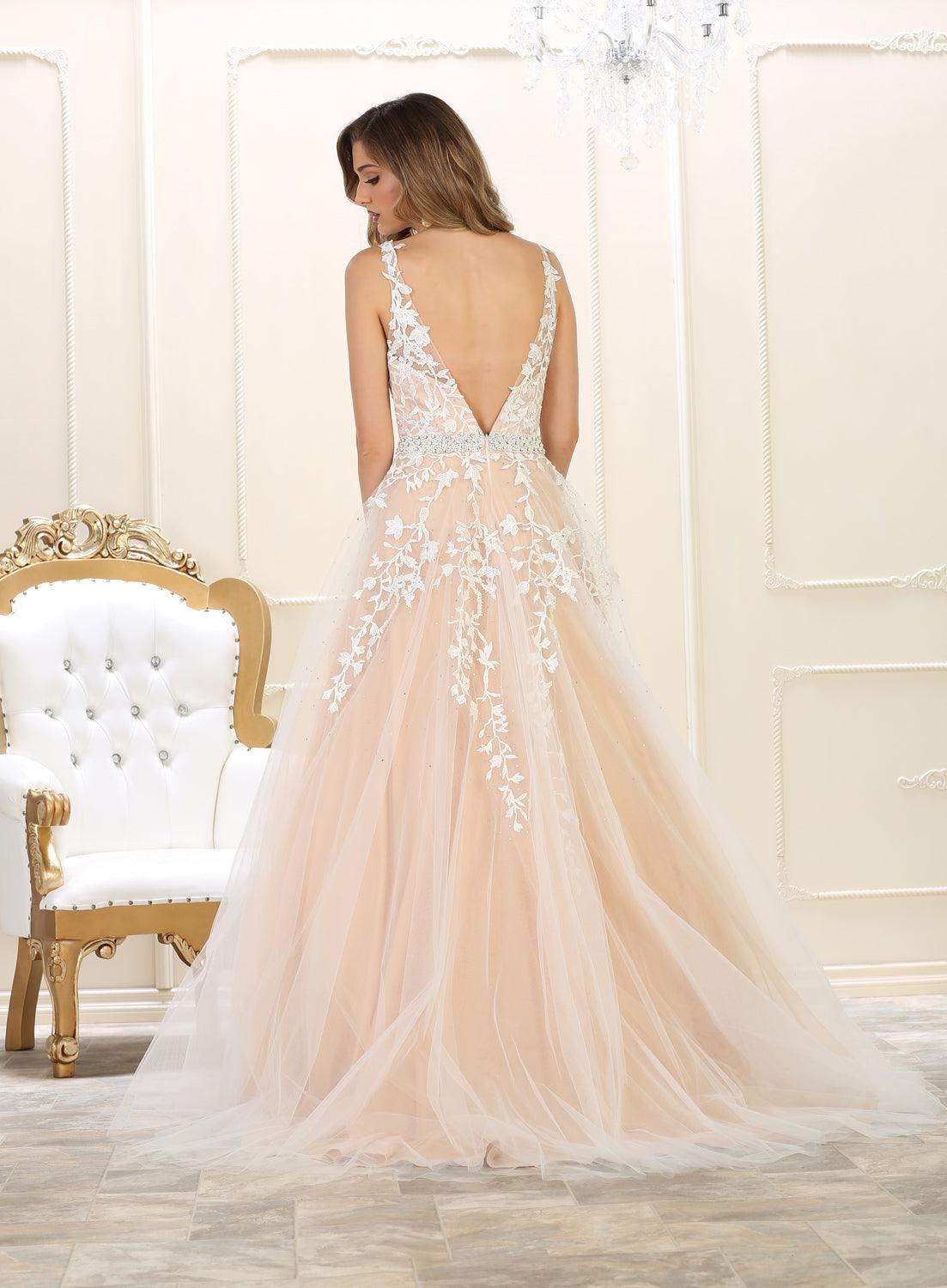 Long Prom Dress Formal Couture Ball Gown - The Dress Outlet May Queen