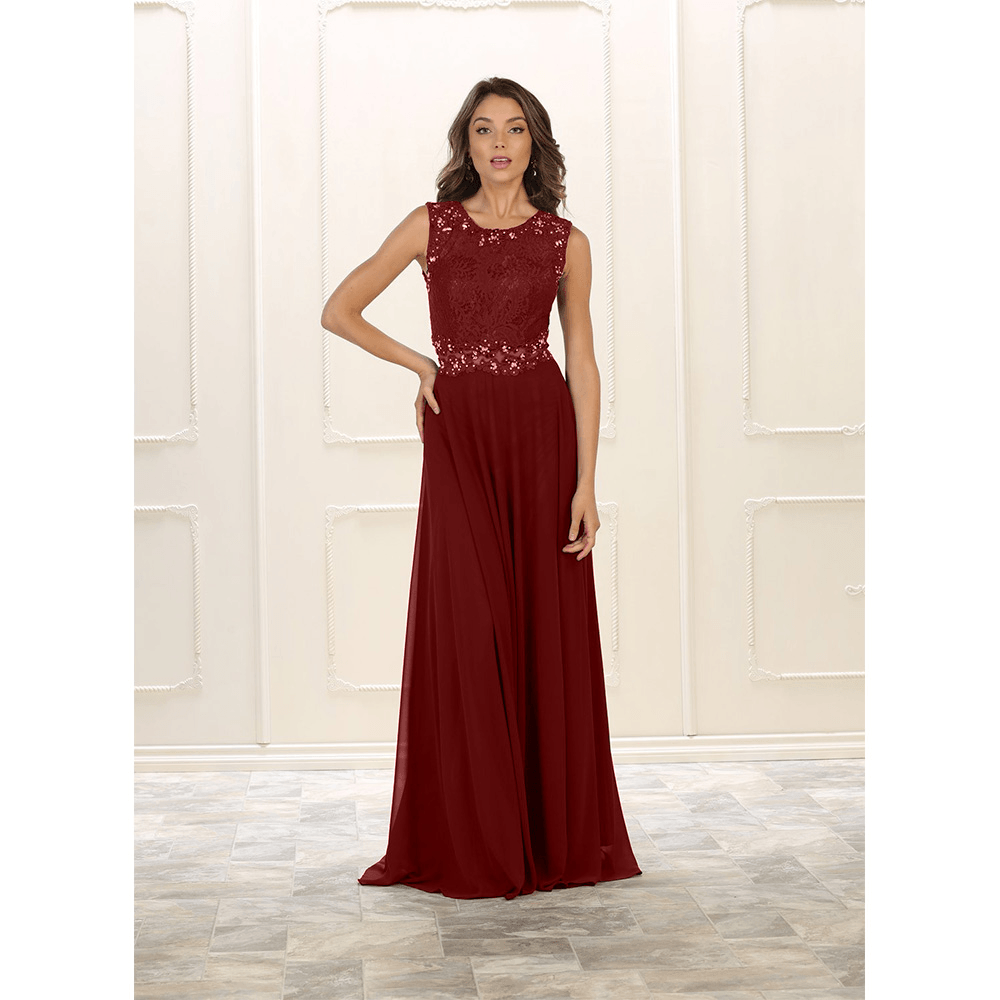 Long Prom Dress Formal Evening Gown - The Dress Outlet May Queen