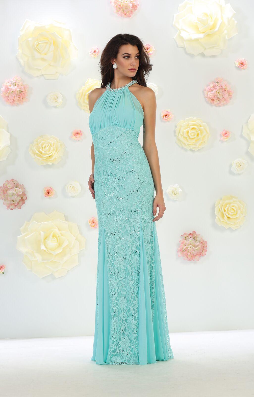 Long Prom Dress Formal Evening Gown - The Dress Outlet May Queen