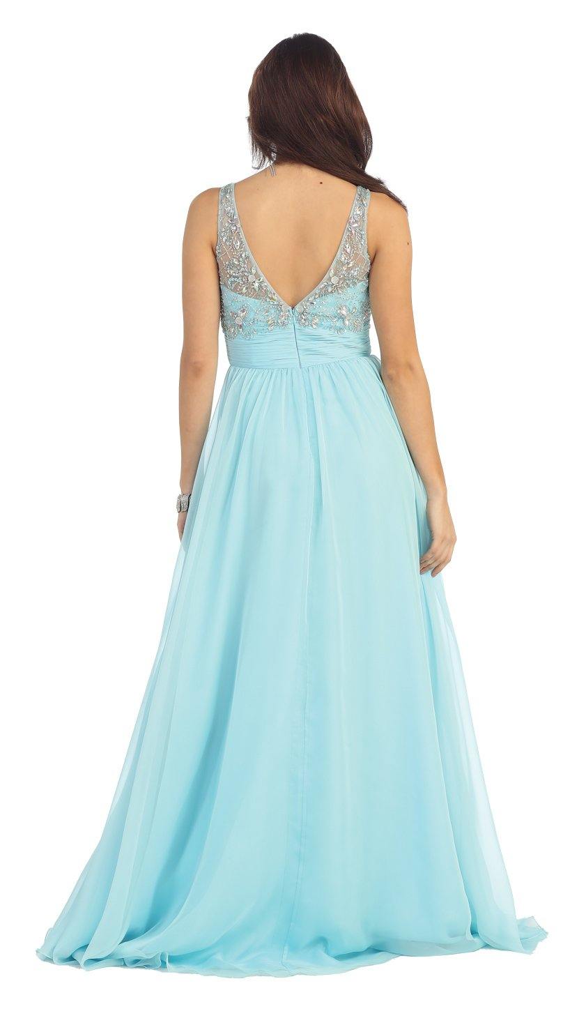 Long Prom Dress Formal Evening Gown - The Dress Outlet May Queen