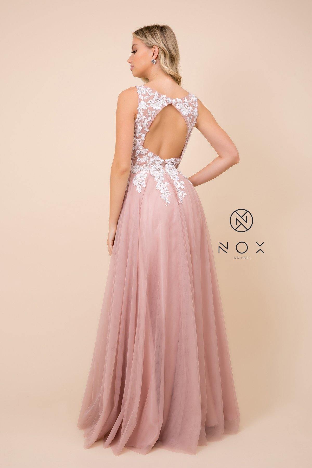 Long Prom Dress Formal Evening Gown - The Dress Outlet Nox Anabel