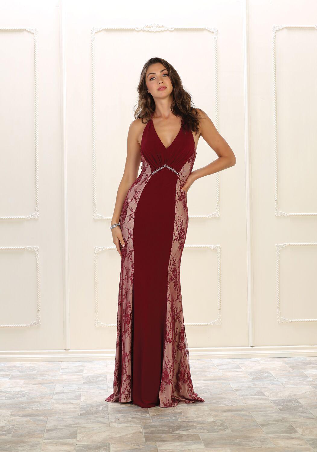 Long Prom Dress Formal Evening Gown - The Dress Outlet May Queen