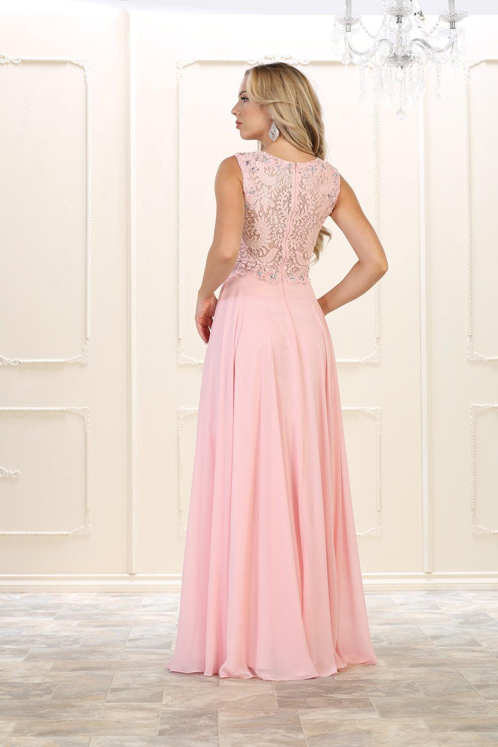 Long Prom Dress Formal Evening Gown - The Dress Outlet May Queen