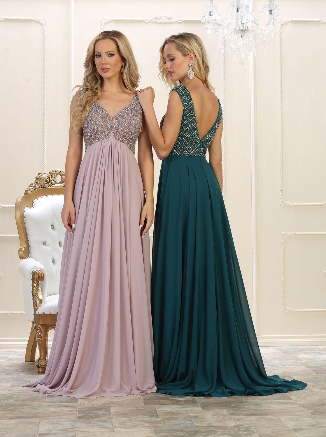 Long Prom Dress Formal Evening Party Gown - The Dress Outlet May Queen