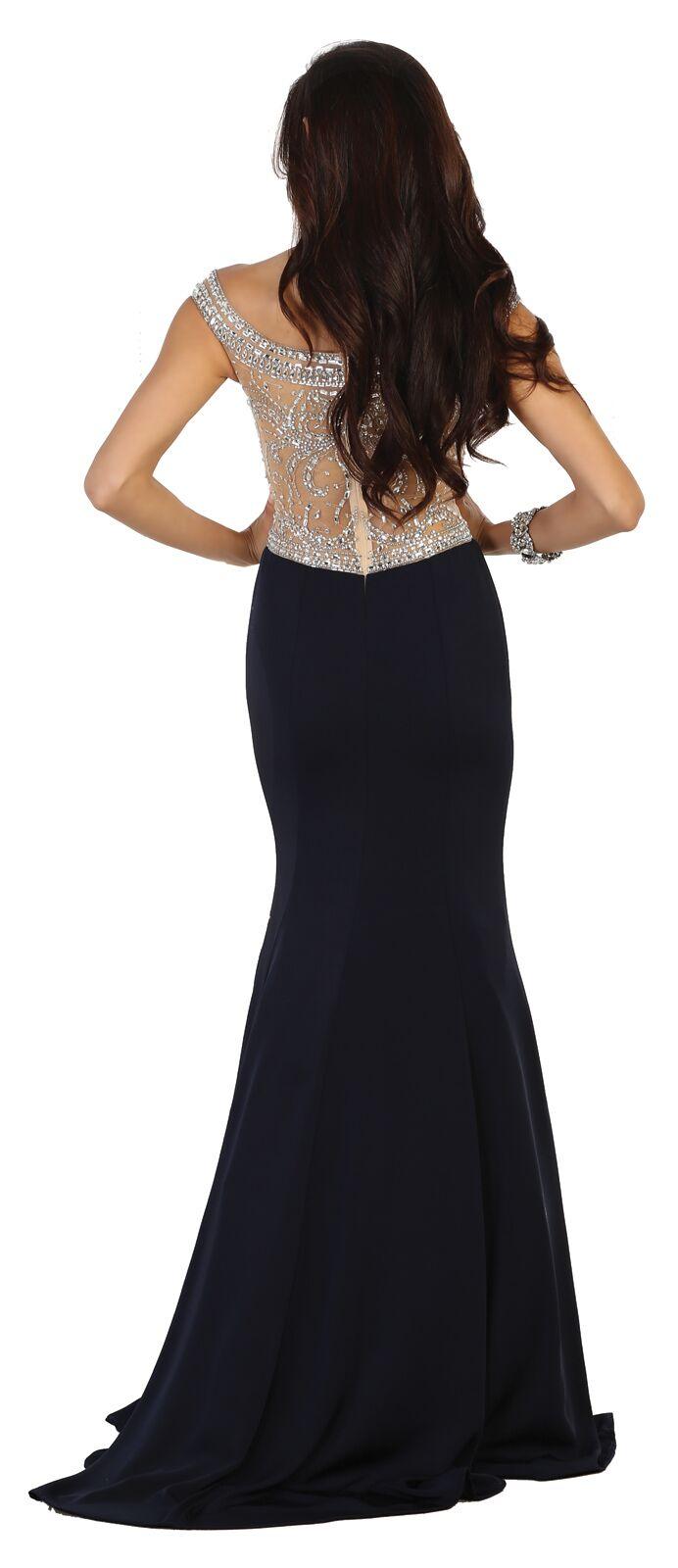 Long Prom Dress Formal Evening Party Gown - The Dress Outlet May Queen