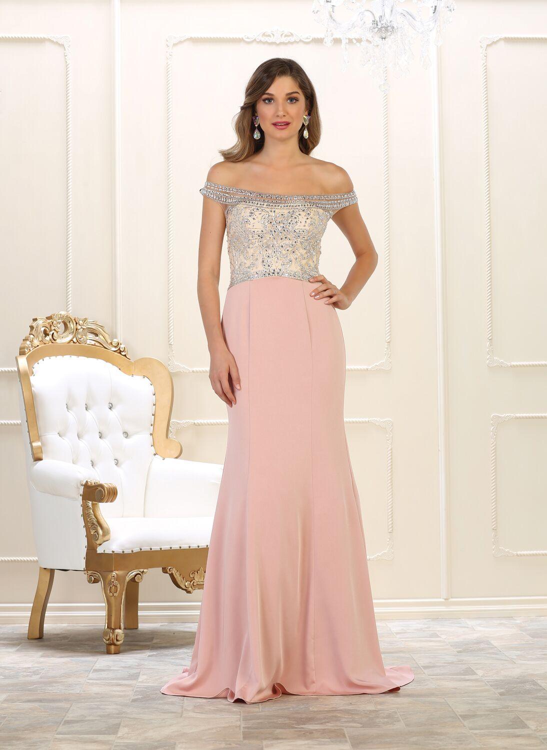 Long Prom Dress Formal Evening Party Gown - The Dress Outlet May Queen