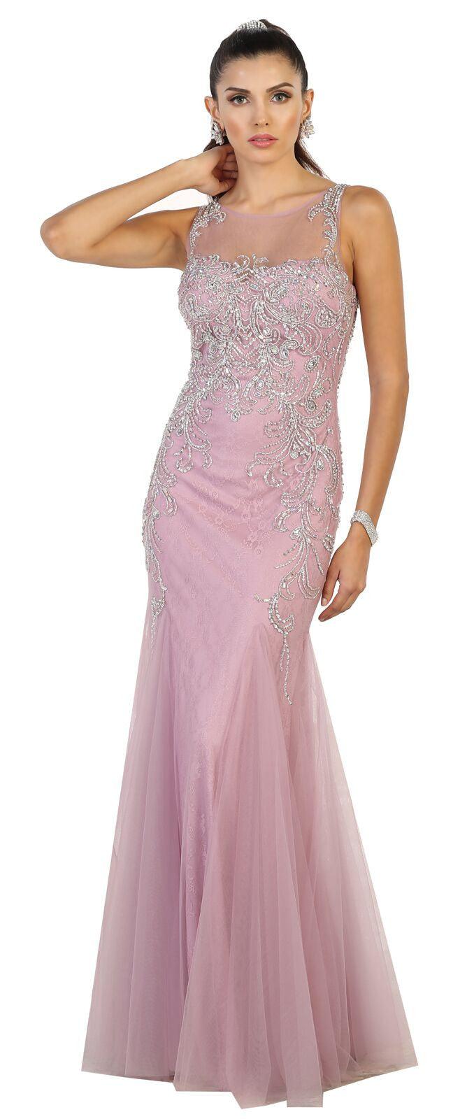 Long Prom Dress Homecoming Evening Party Gown - The Dress Outlet May Queen