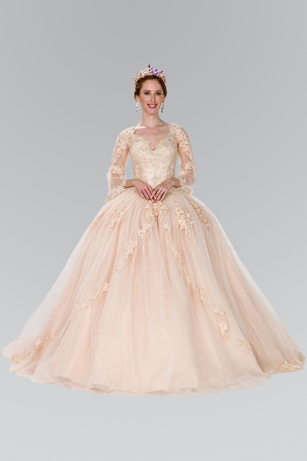 Long Prom Dress Quinceanera - The Dress Outlet Elizabeth K