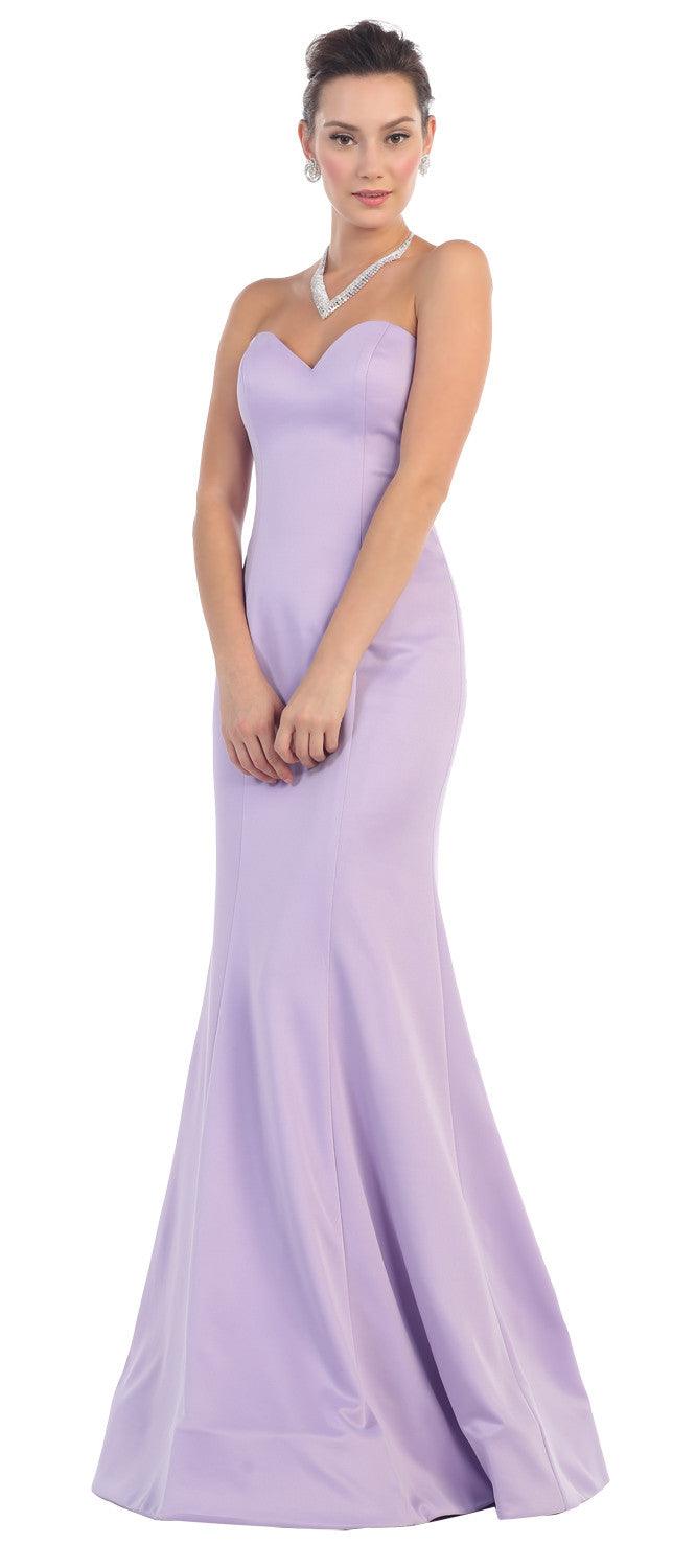 Long Prom Formal Dress Stretchy Plus Size - The Dress Outlet May Queen