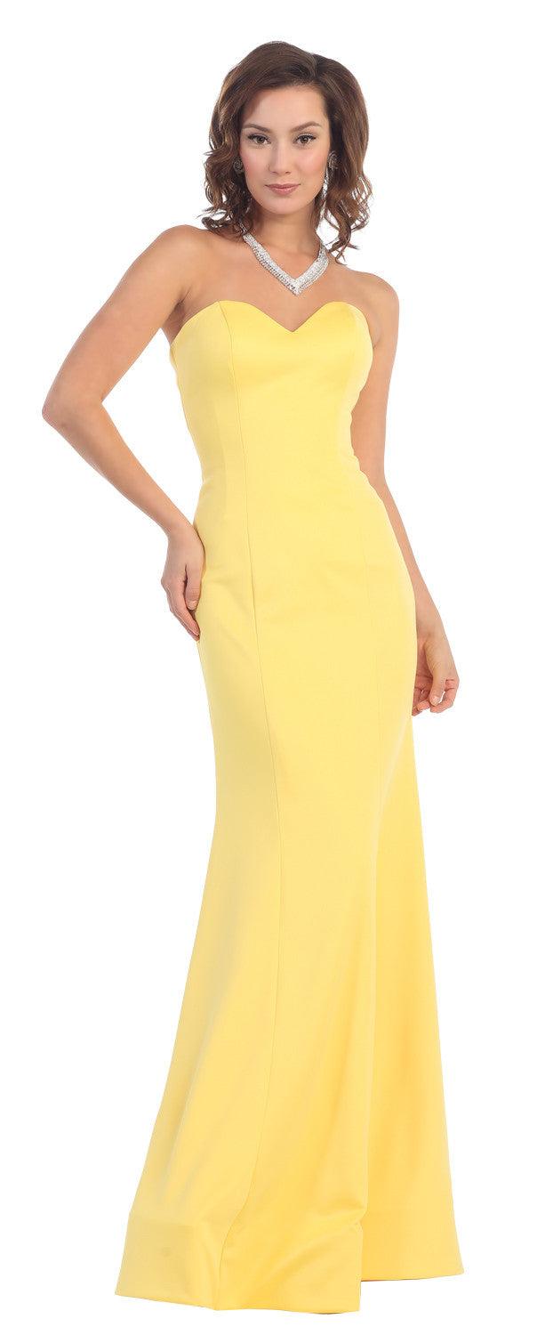 Long Prom Formal Dress Stretchy Plus Size - The Dress Outlet May Queen
