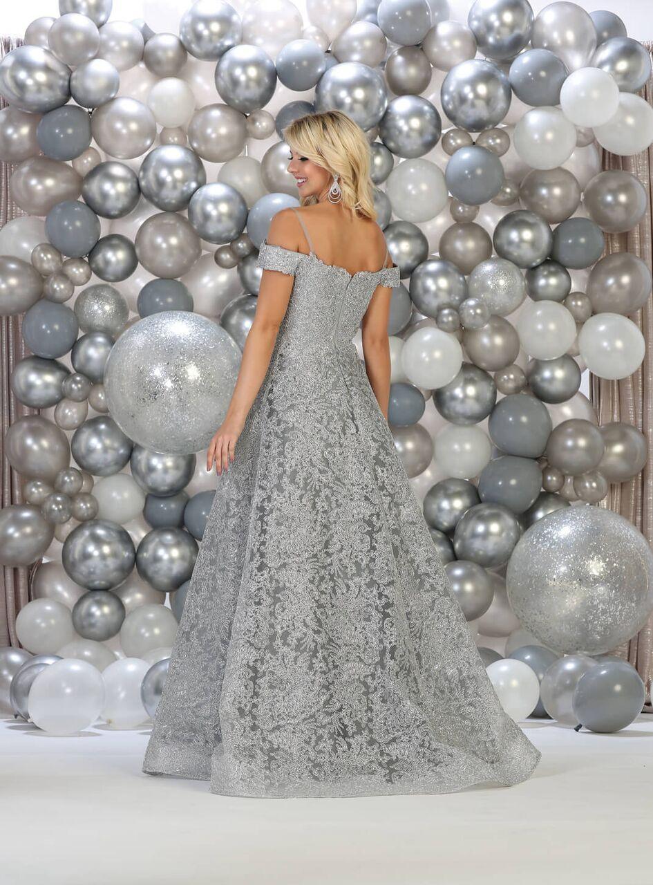 Long Prom Lace Off The Shoulder Dress - The Dress Outlet May Queen