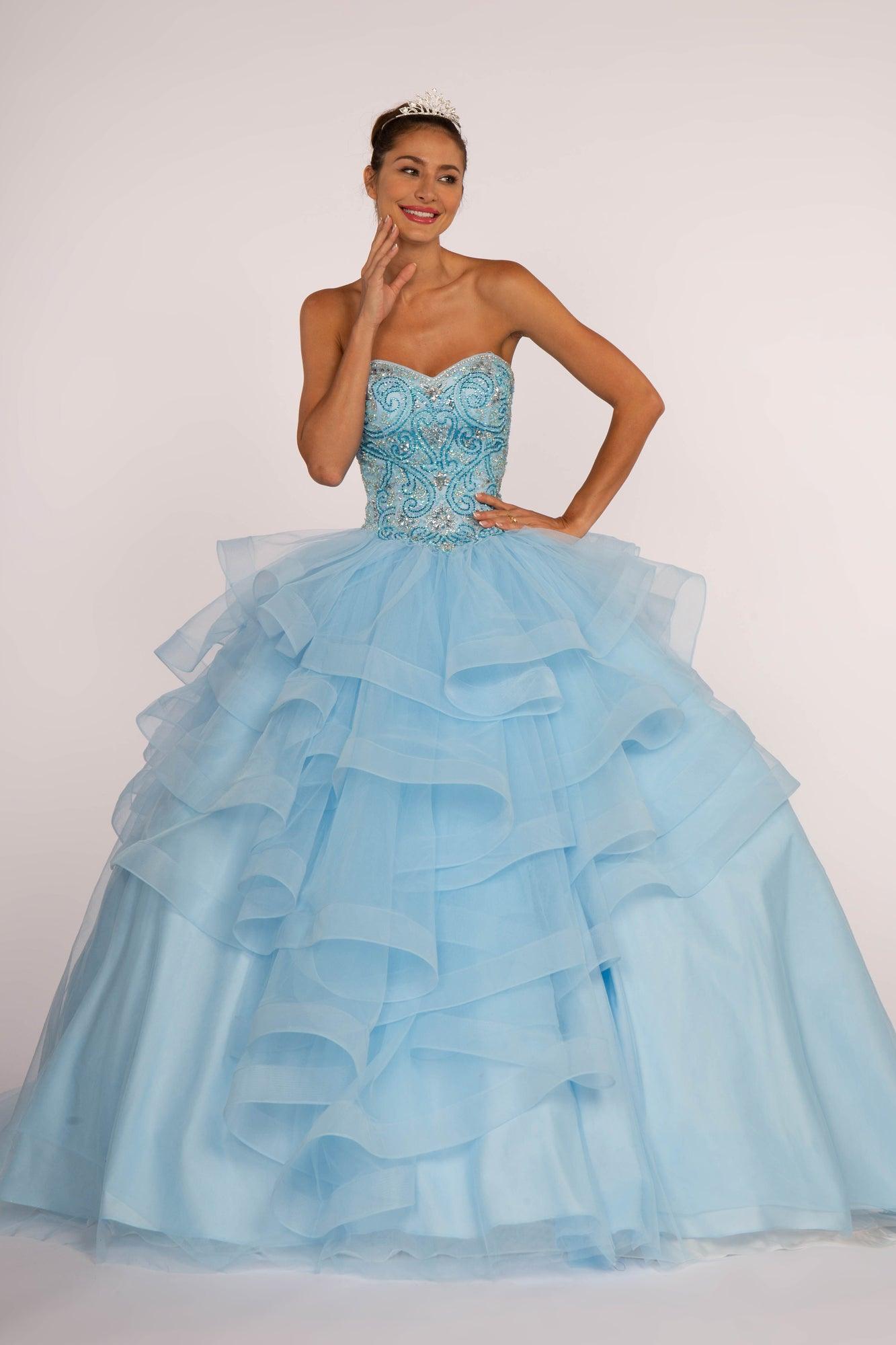 Long Prom Quinceanera Dress Sweet 16