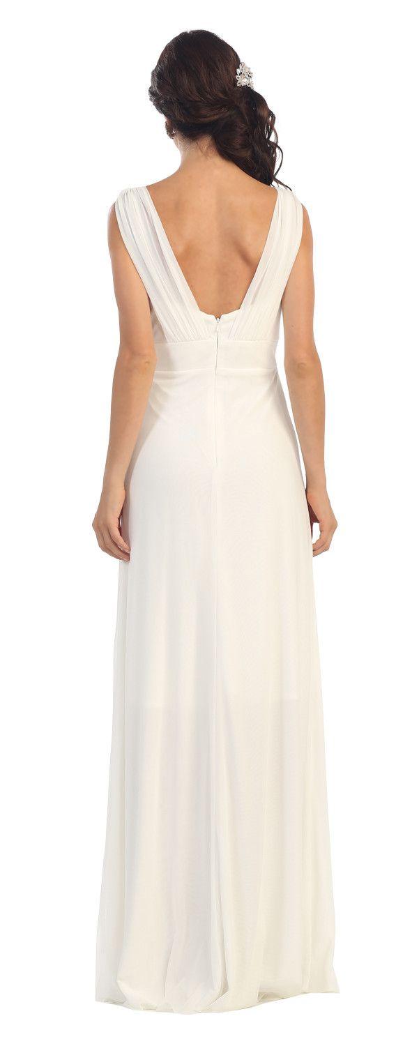 Long Semi Formal Dress Wedding Guests - The Dress Outlet May Queen