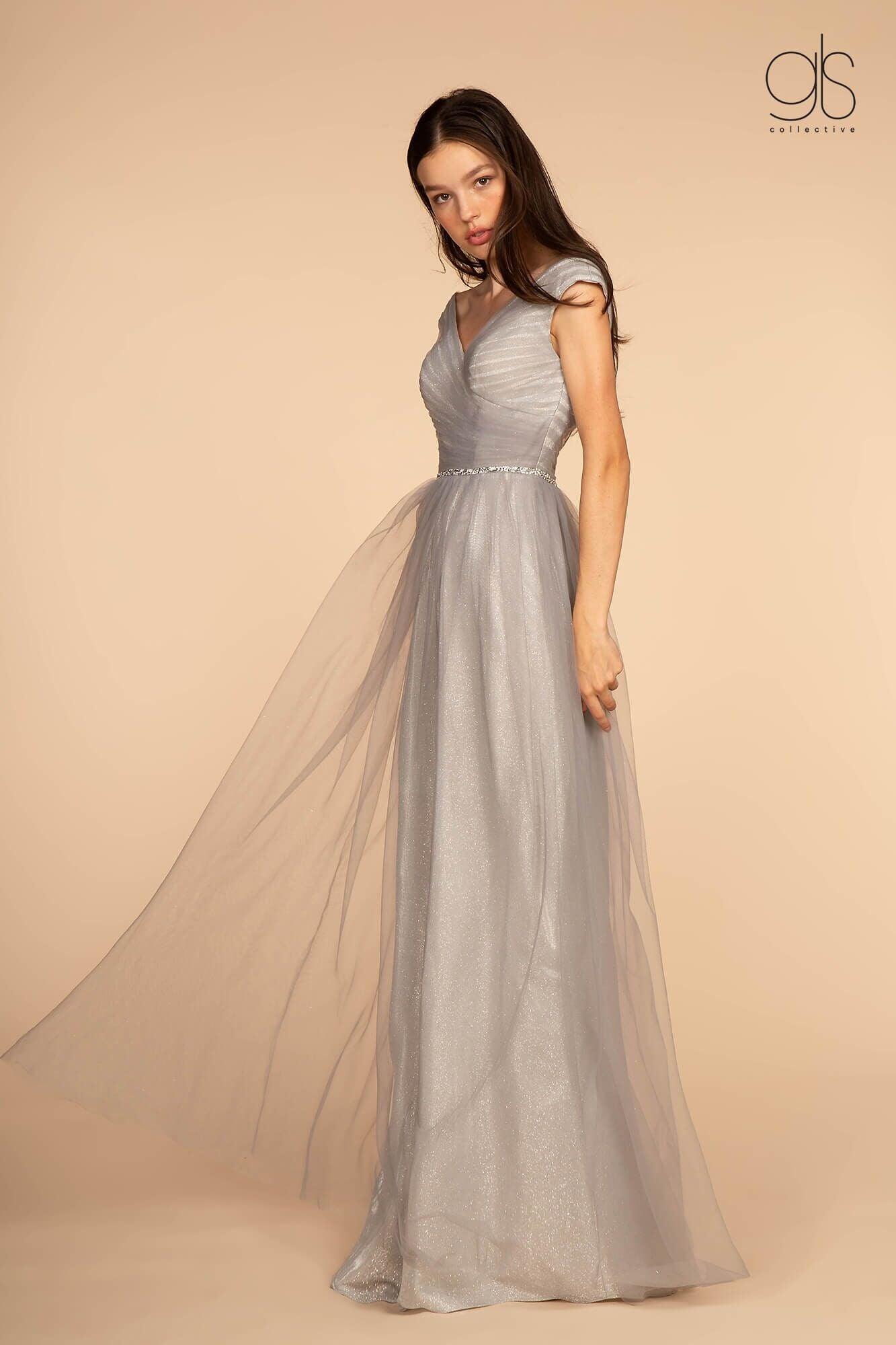 Long Sleeveless Ball Gown Prom Formal Dress - The Dress Outlet Elizabeth K