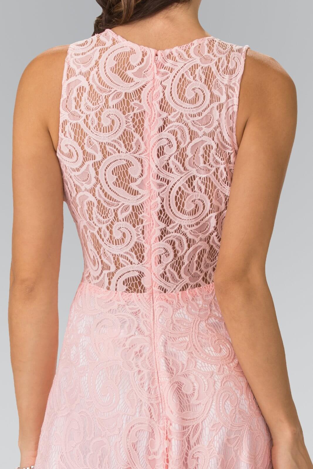 Long Sleeveless Formal Dress Evening Lace Gown