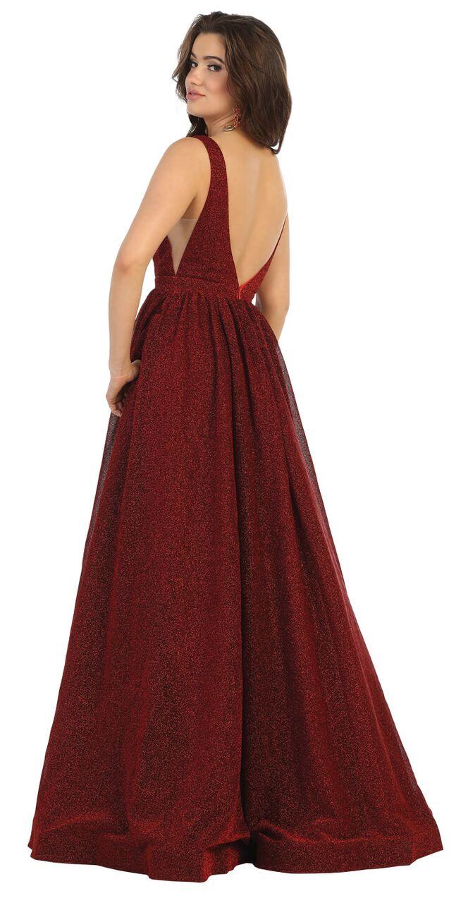 Long Sleeveless Prom Dress Formal Evening Gown - The Dress Outlet May Queen