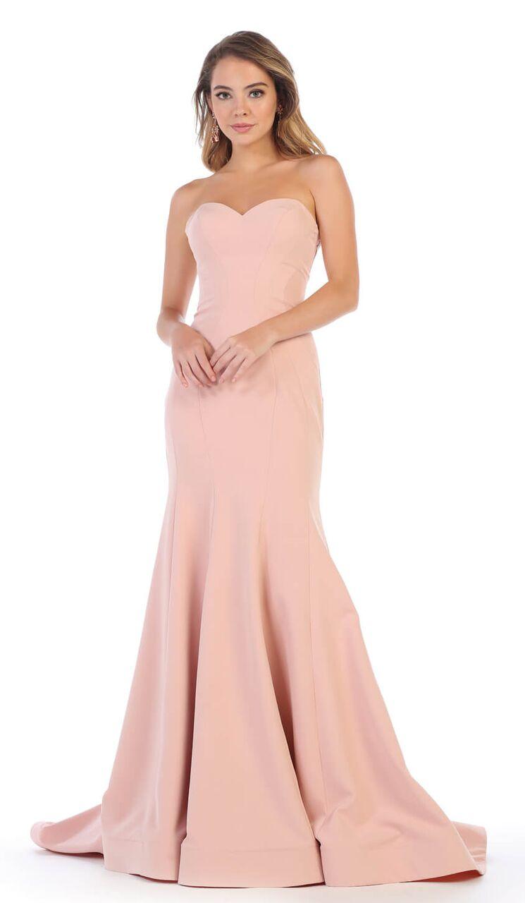 Long Strapless Sweetheart Prom Formal Gown - The Dress Outlet May Queen