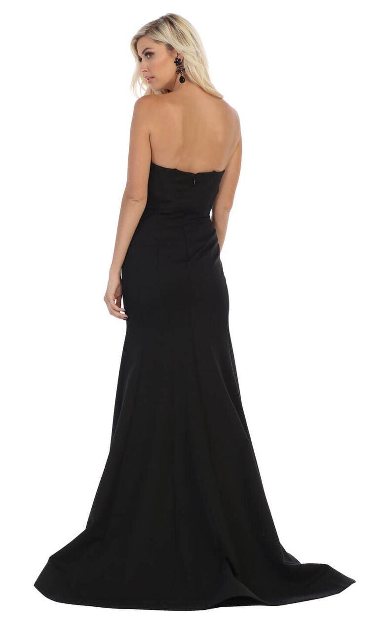 Long Strapless Sweetheart Prom Formal Gown - The Dress Outlet May Queen