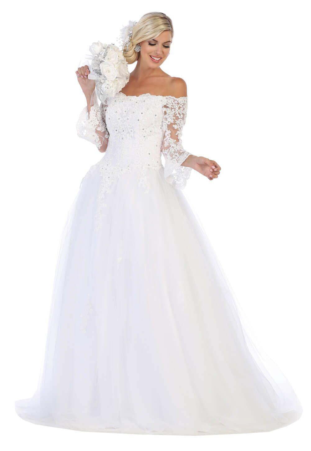 Long Sweet 16 Quinceanera Ball Gown - The Dress Outlet May Queen