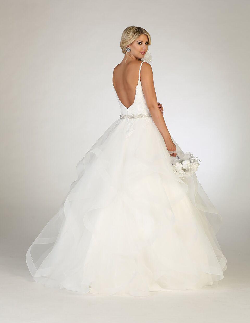 Long Wedding Dress Bridal Long Gown - The Dress Outlet May Queen