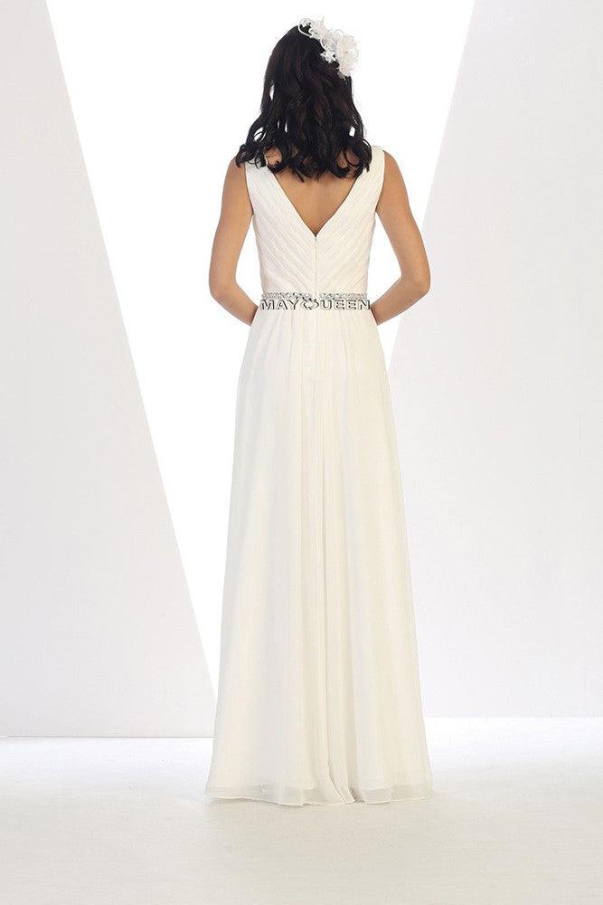Long Wedding Gown Plus Size - The Dress Outlet May Queen