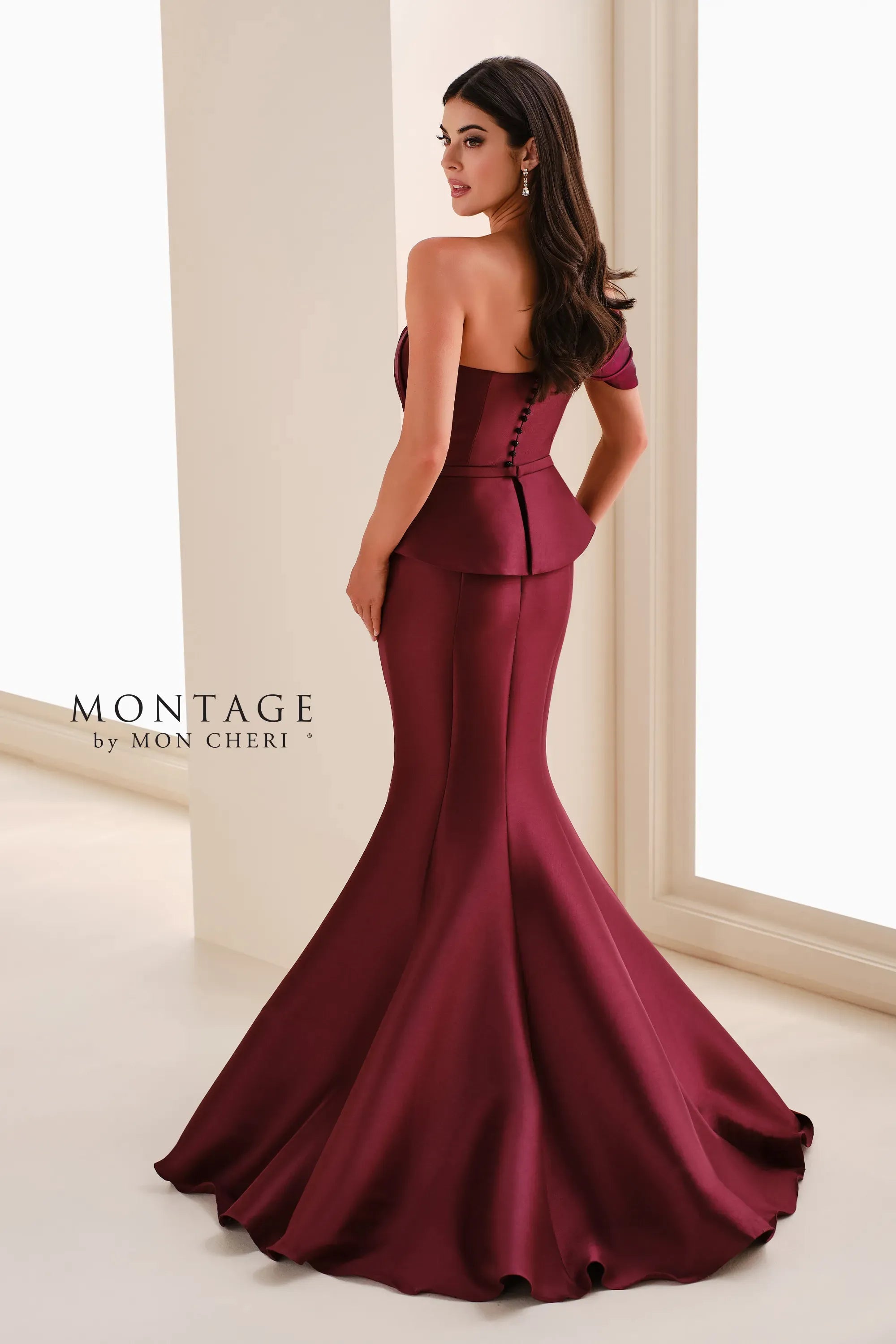 Formal Dresses Long Mermaid Evening Formal Dress Burgundy