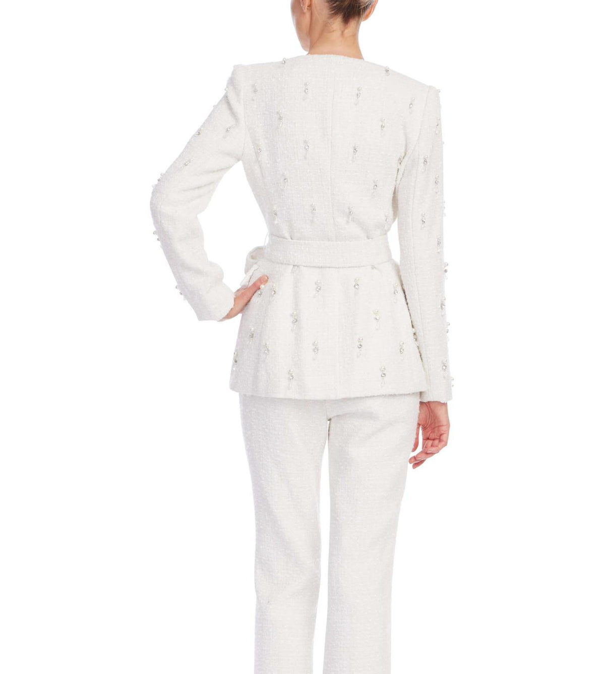 Badgley Mischka Tweed Bootcut Pant BSP3413