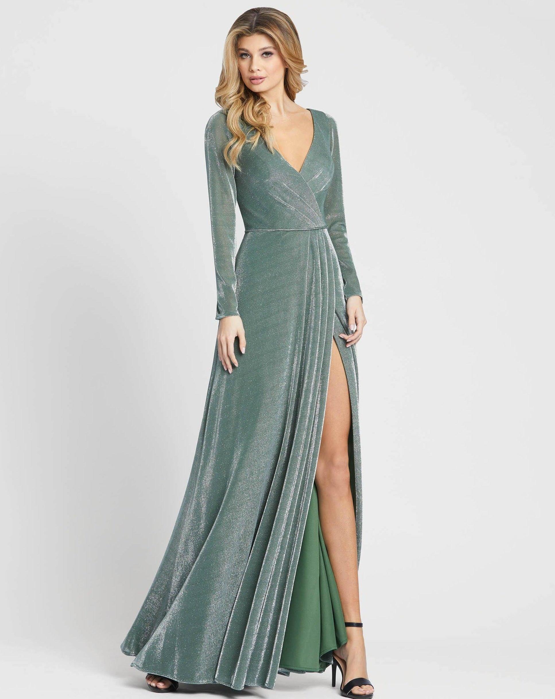 Mac Duggal Long Sleeve Formal Prom Dress 49088 for $99.99 – The Dress ...