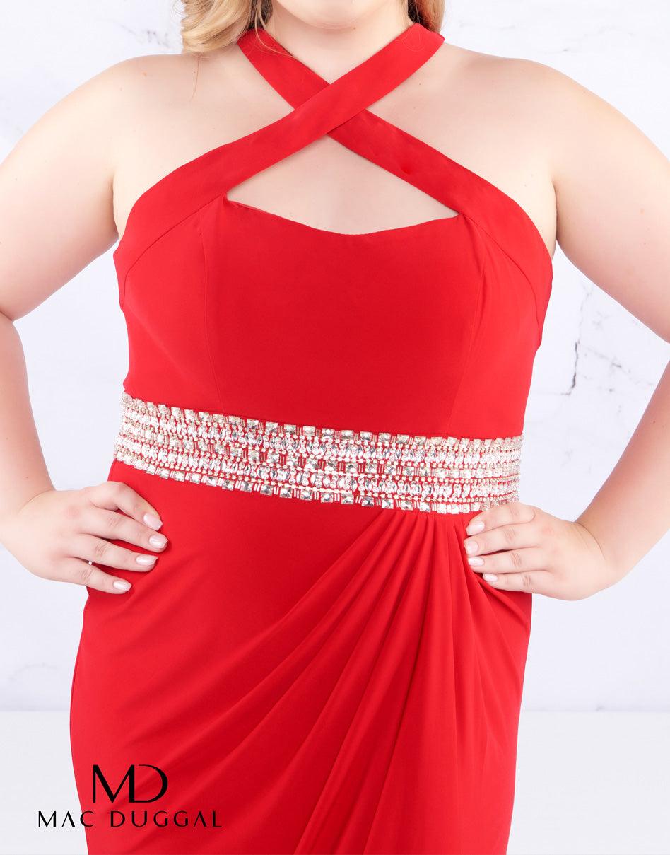 MAc Duggal Prom Long Plus Size Dress - The Dress Outlet Mac Duggal