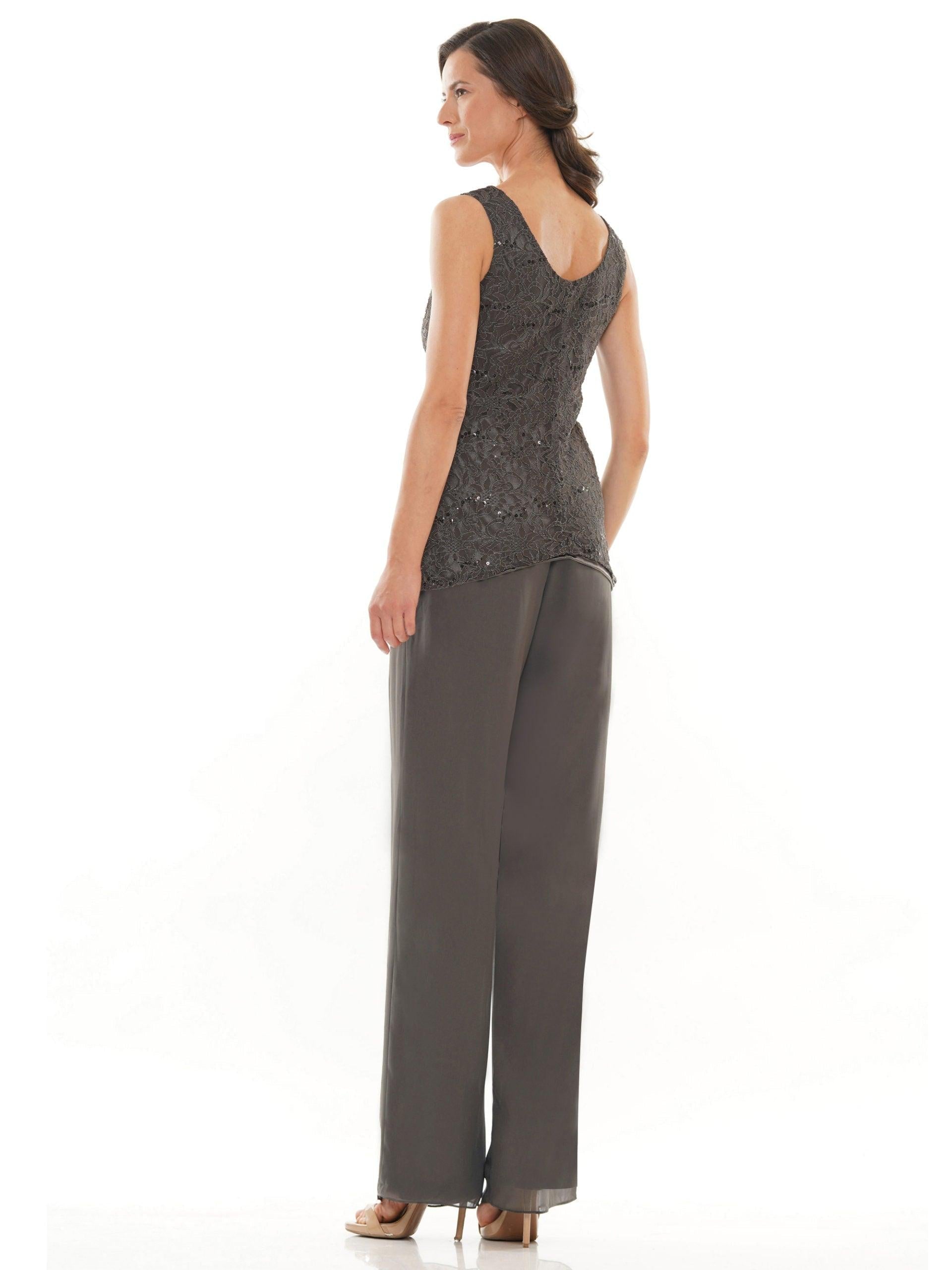 Marsoni 303 Formal Pant Suit Charcoal