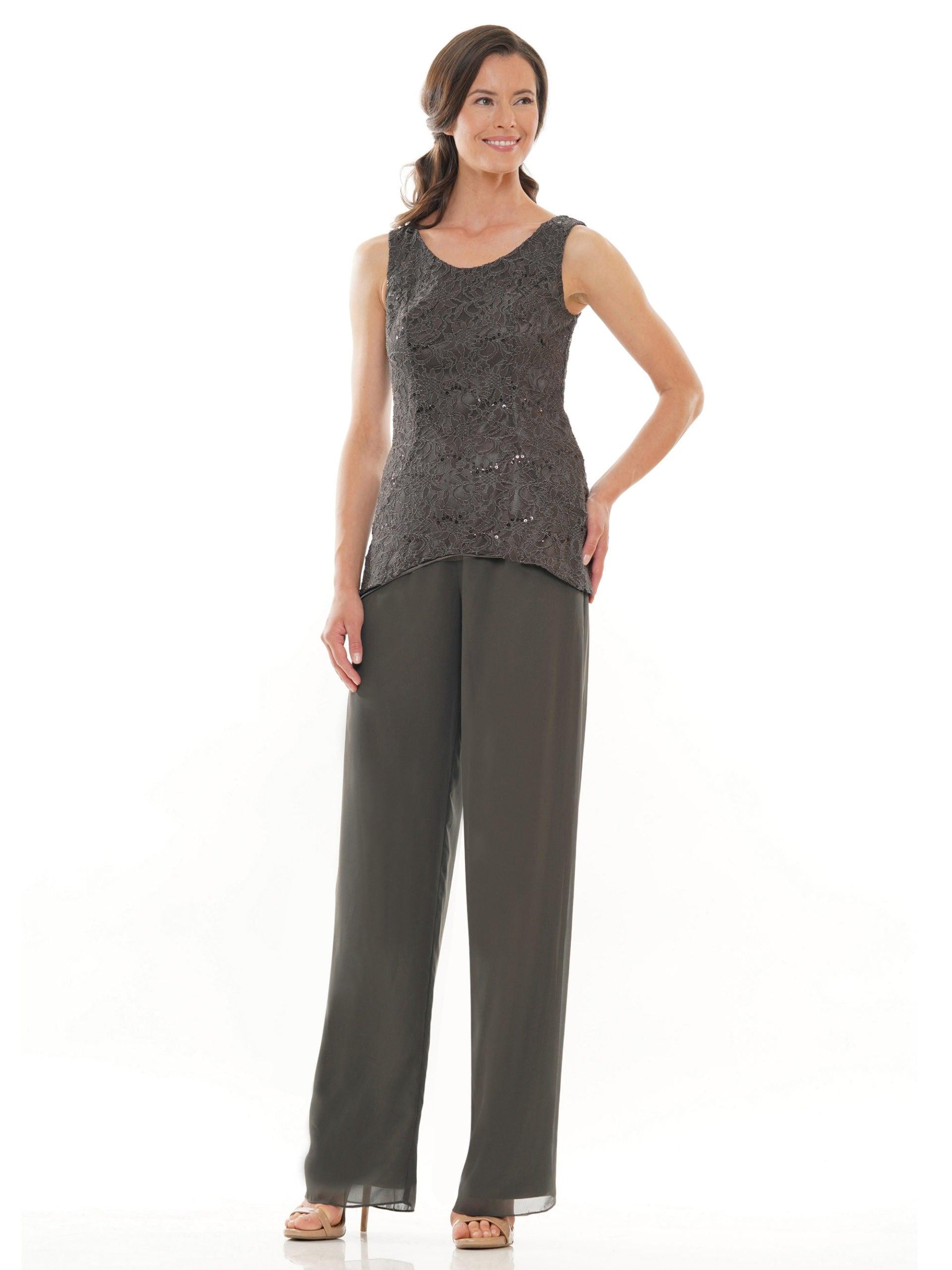 Marsoni 303 Formal Pant Suit Charcoal