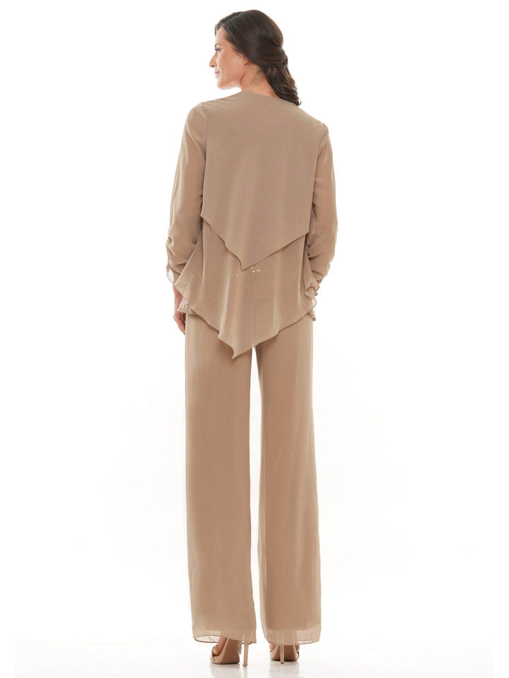 Marsoni 303 Formal Pant Suit Bermuda Sand