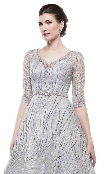 Marsoni Long Sleeve Prom Dress - The Dress Outlet