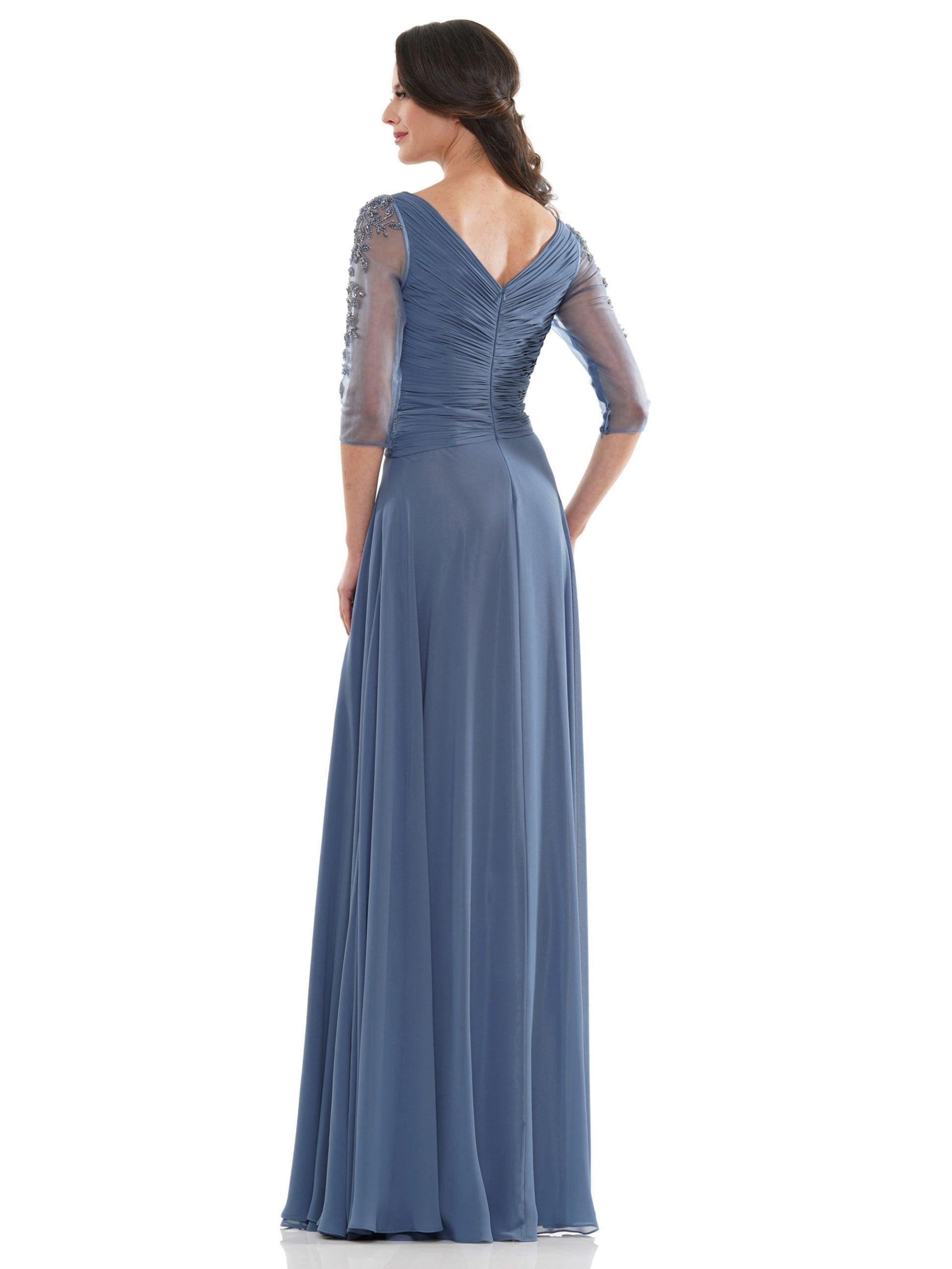 Marsoni Mother of the Bride Long Chiffon Dress 1135 - The Dress Outlet