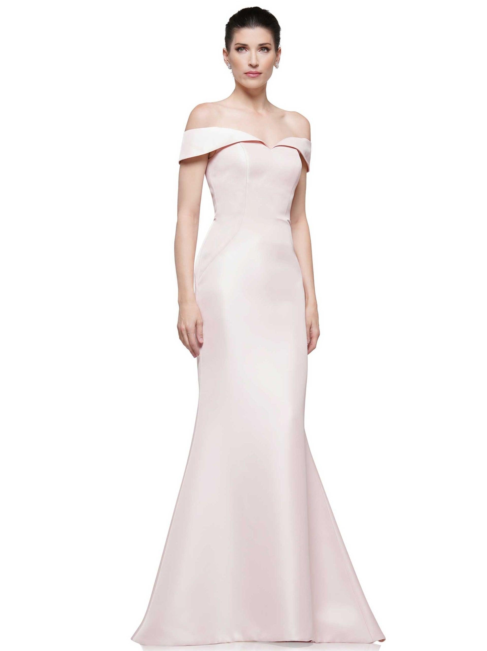 Marsoni Mother of the Bride Long Satin Dress 1003 - The Dress Outlet