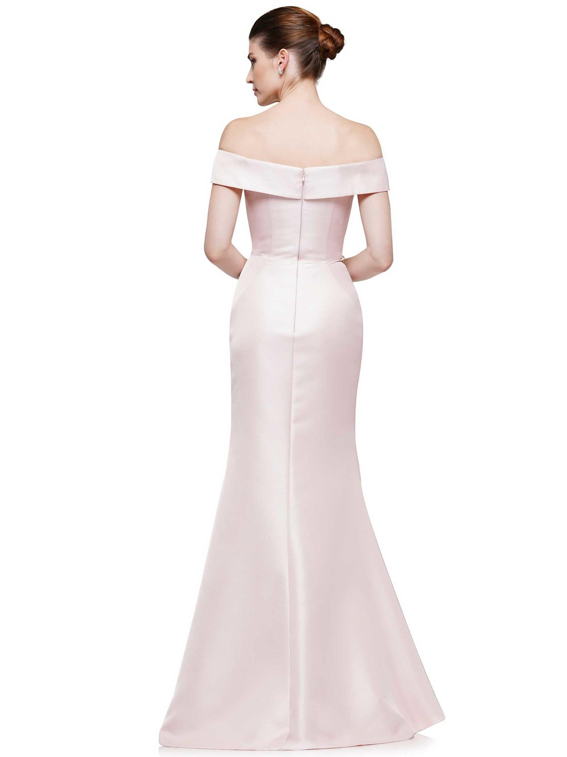 Marsoni Mother of the Bride Long Satin Dress 1003 - The Dress Outlet