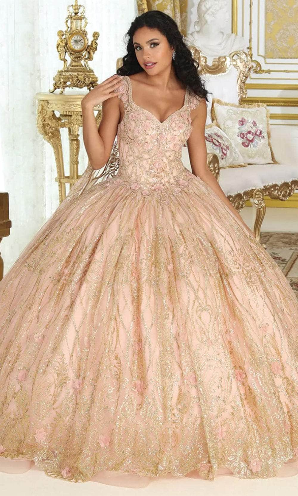 Sweetheart Floor-Length Tulle Quinceañera Ball Gown May Queen LK207