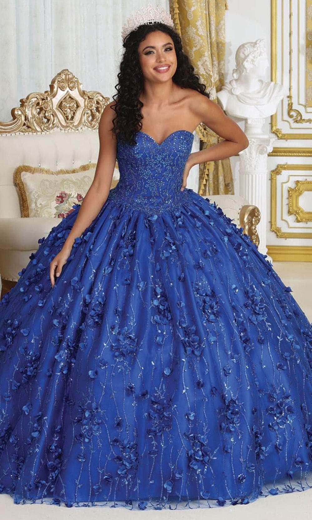 Sweetheart Floor-Length Tulle Quinceañera Ball Gown May Queen LK217