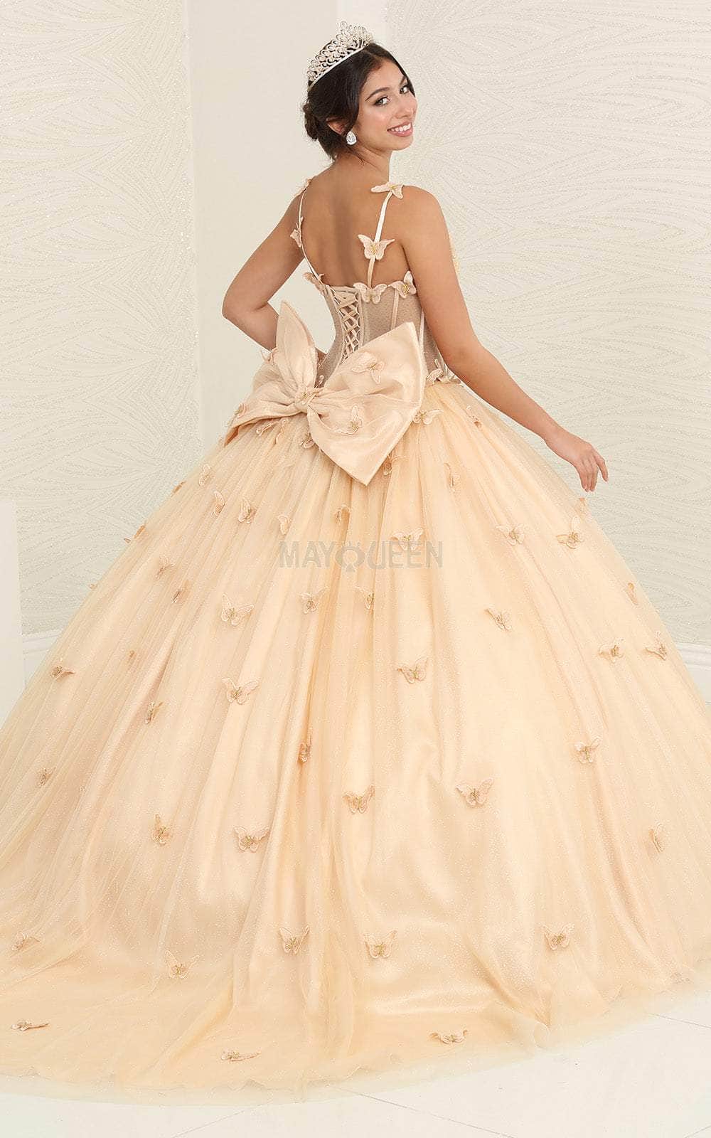 Sweetheart Floor-Length Tulle Quinceañera Ball Gown May Queen LK239