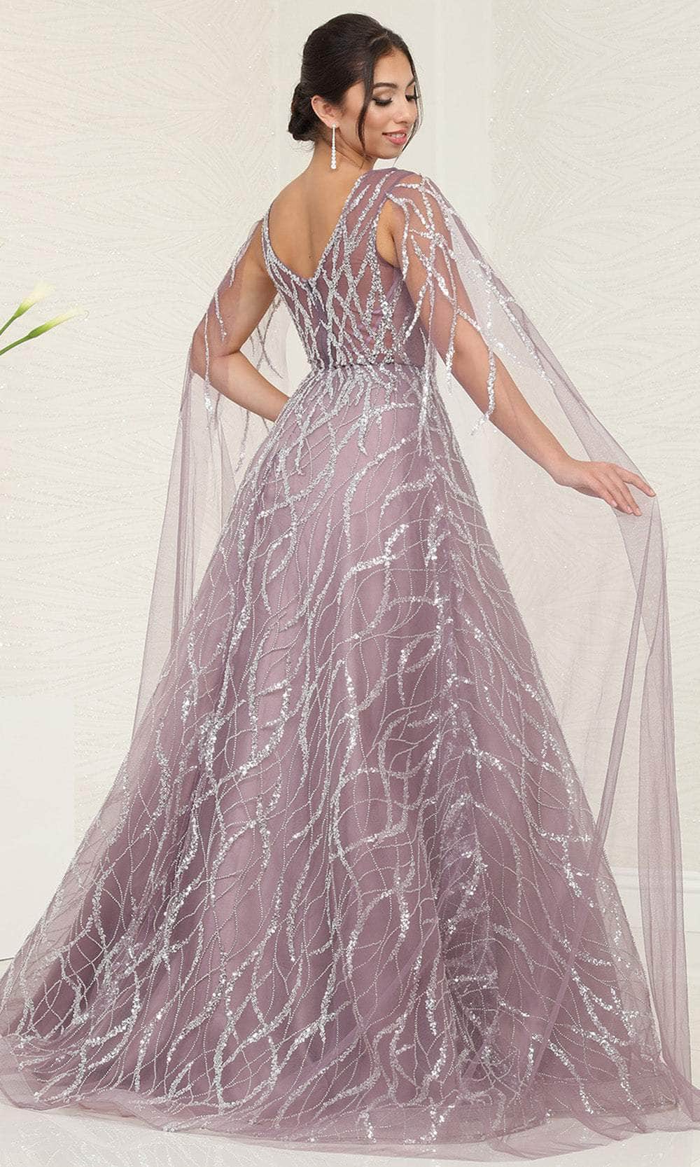 V-Neck Floor-Length Tulle Prom Ball Gown May Queen RQ8082