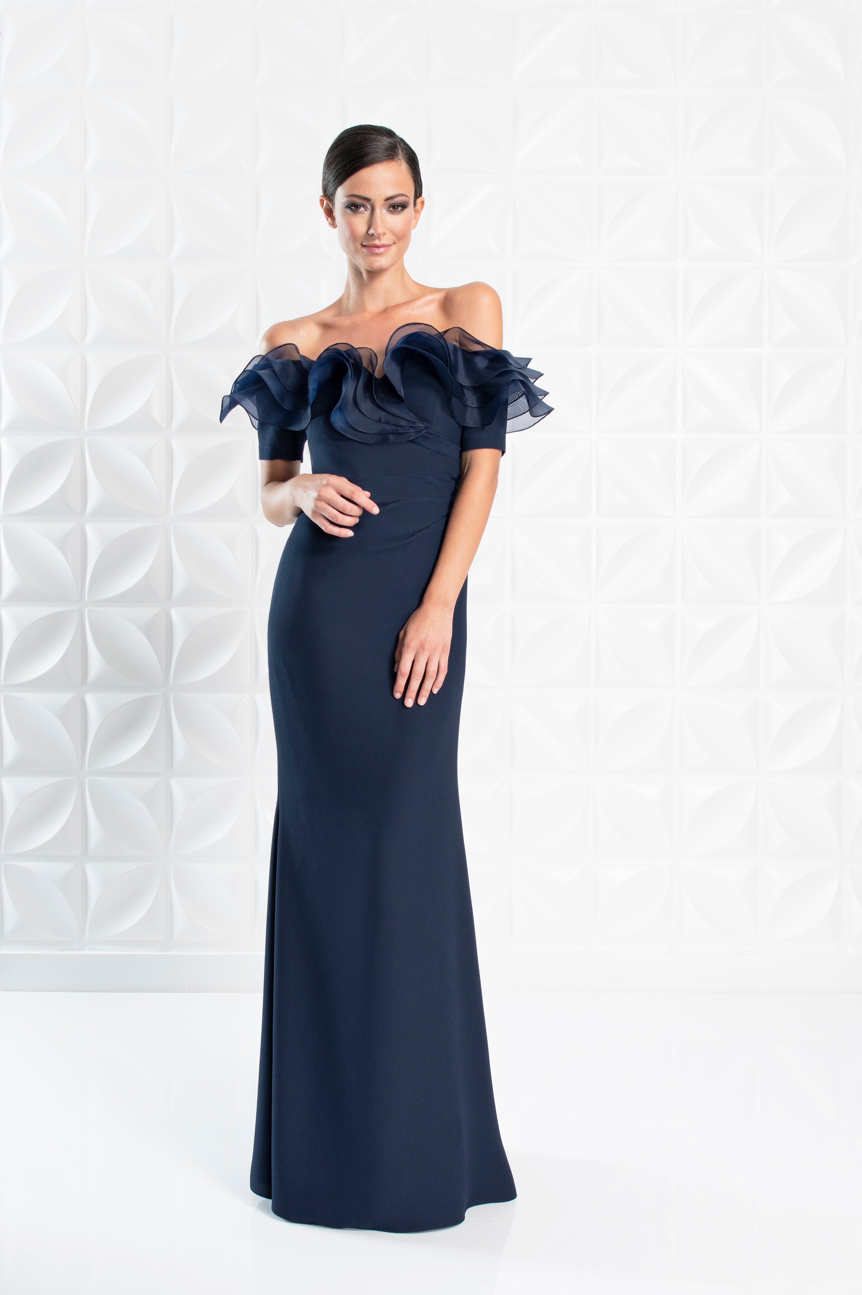 Formal Dresses Long Formal Tiered Ruffle Evening Dress Midnite